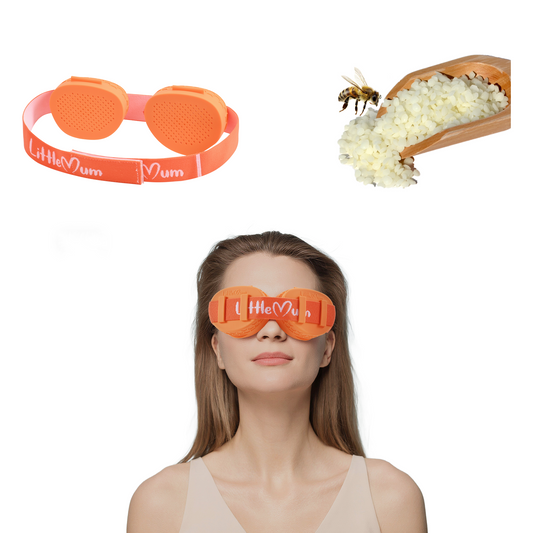 Microwavable Beeswax Heating Compress Mask｜LittleMum